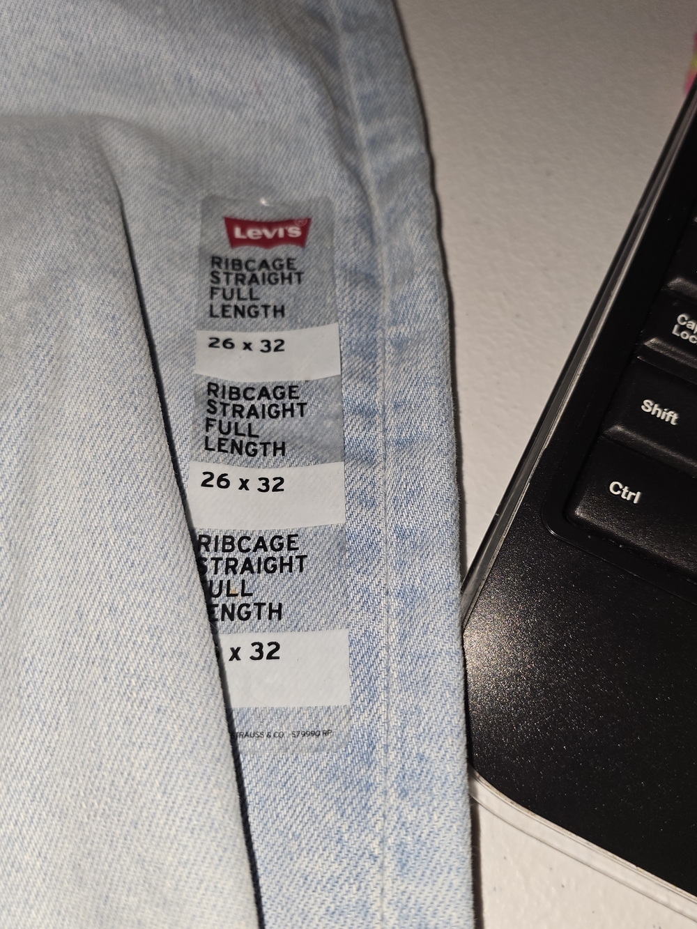 Ribcage straight full length jeans - Light Wash - Picture 4 of 4